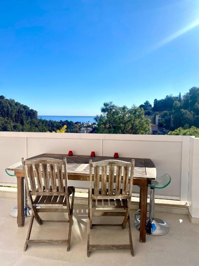 Appartement Luxe - 3 Pieces Avec Vue Mer, Piscine Et Tennis 尼斯 外观 照片
