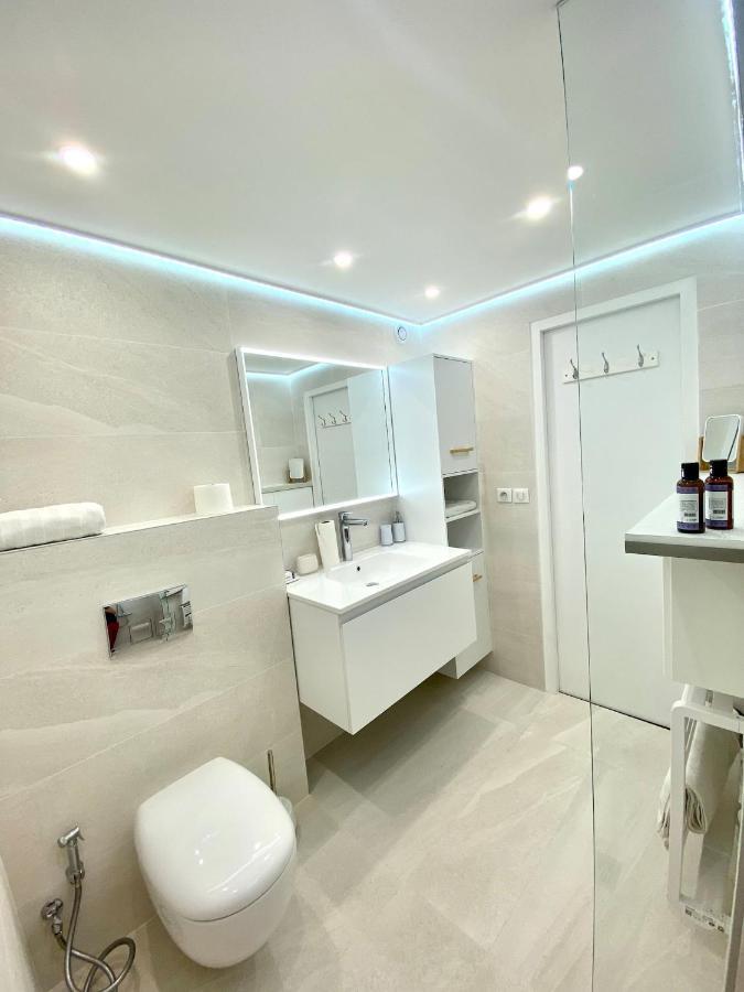 Appartement Luxe - 3 Pieces Avec Vue Mer, Piscine Et Tennis 尼斯 外观 照片