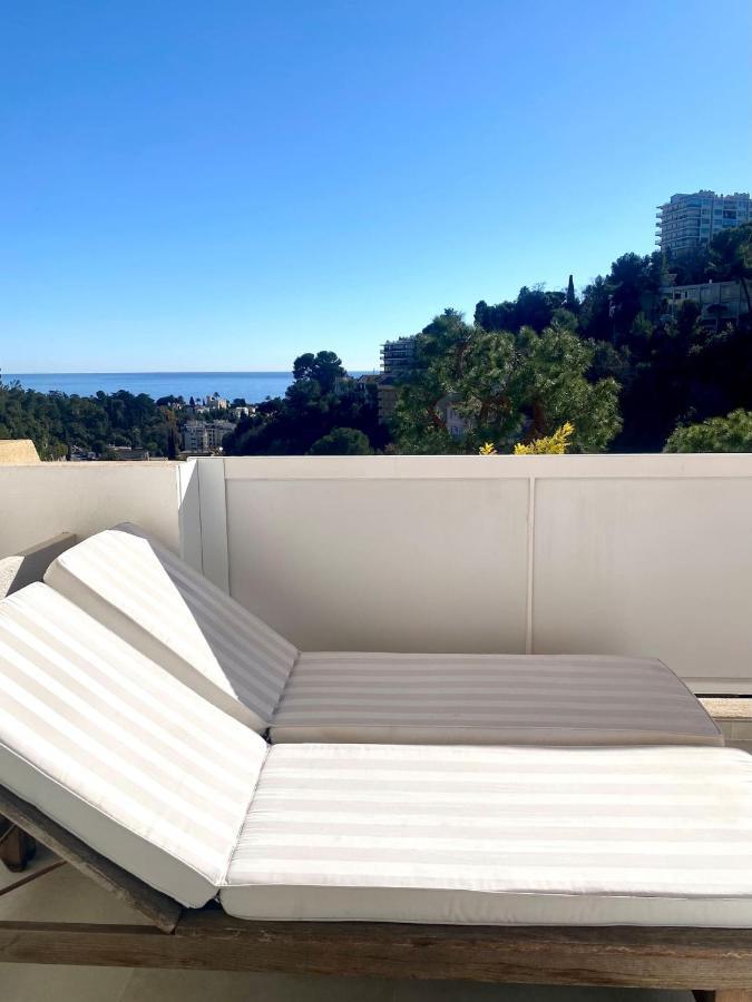 Appartement Luxe - 3 Pieces Avec Vue Mer, Piscine Et Tennis 尼斯 外观 照片